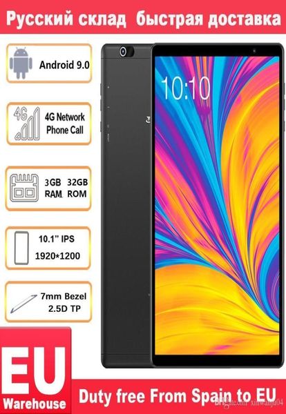 Teclast P10HD 4G Phone Call Tablets Octa Core 101 polegadas IPS 19201200 3GB RAM 32GB ROM SC9863A GPS Android 90 6000mAh tablet PC3754310