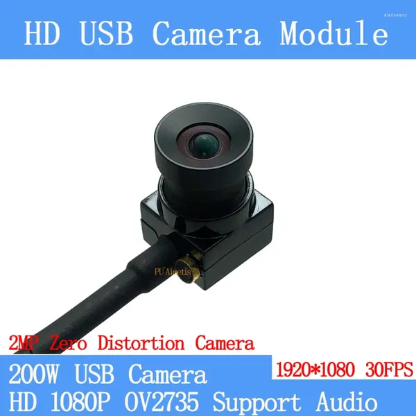 Vigilância com distorção zero 1080P Full HD MJPEG OTG 30FPS Módulo de câmera USB Mini CCTV Linux UVC Android