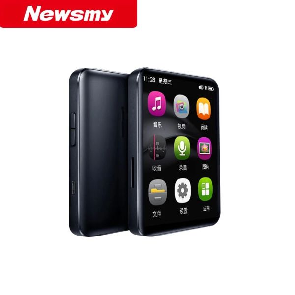 Lettore Newsmy A25 Mini lettore MP3 Bluetooth 5.0 Lettore di eBook touch screen completo da 2,4 pollici Lettore musicale HiFi Loseless da 4 GB 8 GB