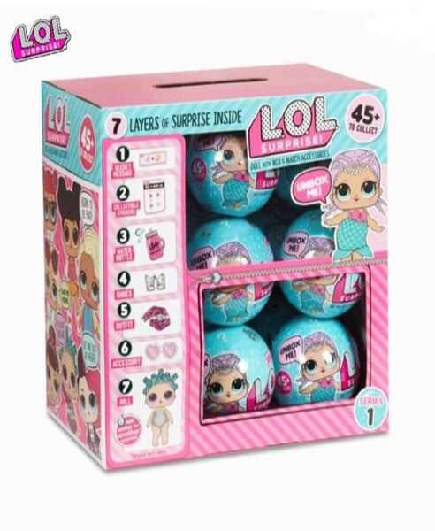 Lol Surprise кукла игрушка мультфильм DIY слепая коробка модель хаха набор детский подарок на день рождения и Рождество 1 шт. случайно отправлено75274893388452