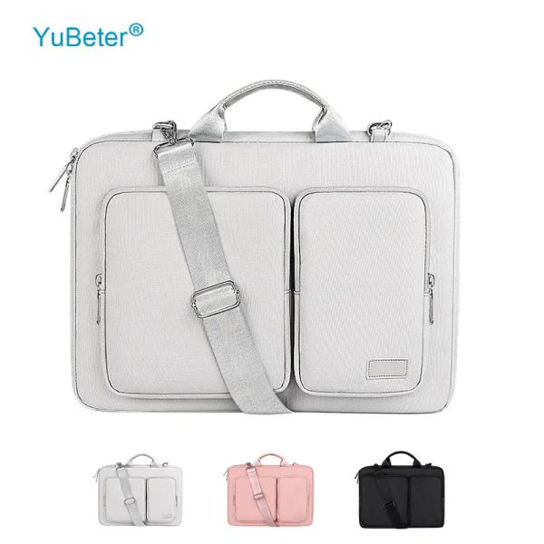 Рюкзак YuBeter, мужская сумка для ноутбука 15, 6 дюймов, для MacBook Pro 13, чехол 14, 15,4, чехол для ноутбука, женский портфель, сумка на плечо, большая вместимость