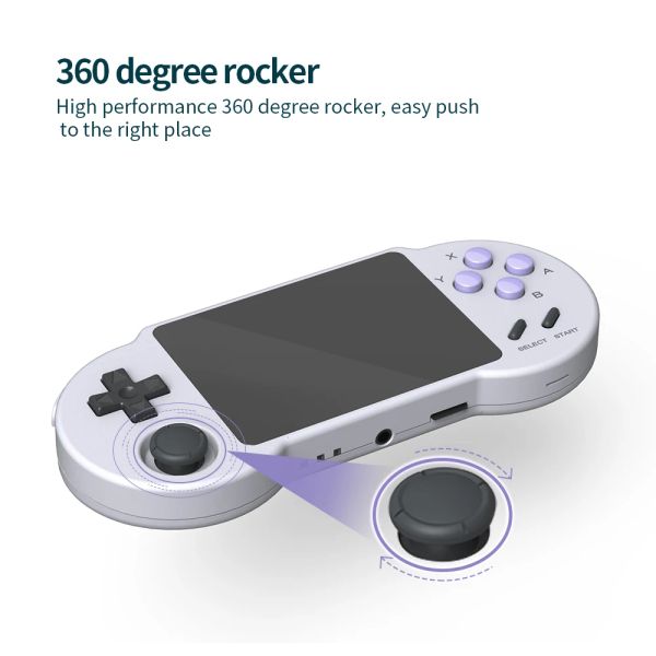 Jogadores Hot Android Retro Handheld Game Console S30 3,5 polegadas IPS Open Source Video Player 10000 Games Pocket Players para PSP N64 MD