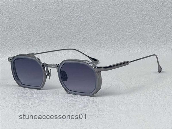 Novo design de moda óculos de sol quadrados SAMUEL armação retangular de metal estilo simples e elegante óculos de proteção UV400 de alta qualidade para uso externoTC98