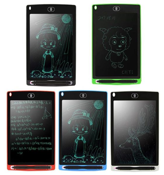 Tavoletta grafica LCD portatile da 85 pollici Blocco note elettronico Scrittura di disegni Tavoletta grafica con penna stilo Batteria CR20207603122