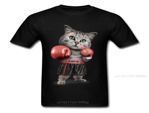 Men039s Magliette Come Meow Maglietta da uomo 3D Boxer Cat Maglietta Lovely Designer Abbigliamento Donna personalizzata Maglietta Divertente Top Compleanno G5570613