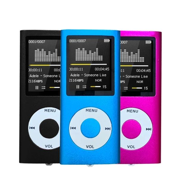 Players MP4 Player FM Console de jogo de rádio portátil TXT Ebook Ultrathin mp3 player player player Audio Voice Recorder Gift for Kid MP4