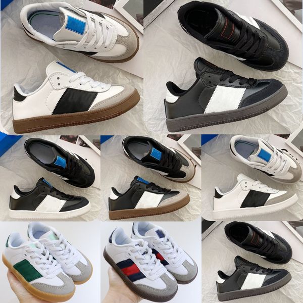 Scarpe per bambini Ssambas Running Ragazzi Sneakers Bambini Gioventù Big Kid gum Scarpe casual per bambini Runner Scarpe da ginnastica Cloud Nero Bianco Core Ragazze Verde Taglia sportiva 24-35