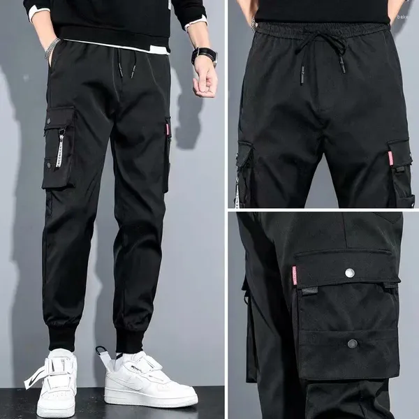 Pantaloni da lavoro da uomo per leggings personalizzati di marca autunno inverno casual alla moda, larghi e versatili