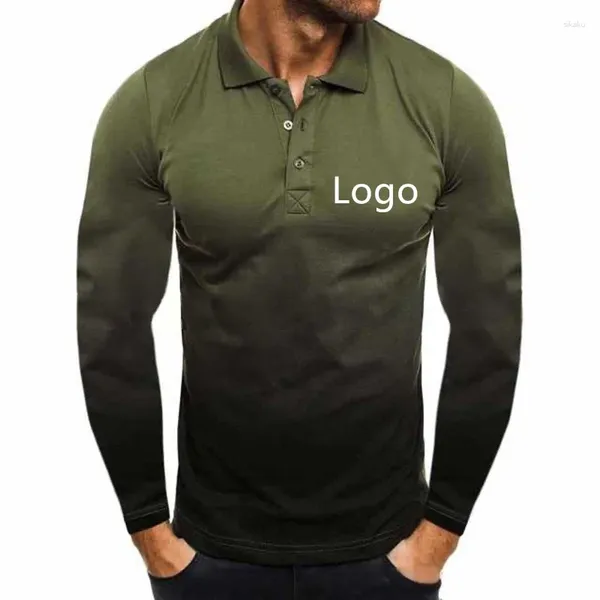 Herren-Poloshirts mit individuellem Logo, T-Shirts aus hochwertiger Baumwolle, Werbe-Poloshirts, die T-Shirts mit jedem Muster individuell gestalten können