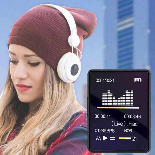 Игроки 8/16/32/64GB MP3 Музыкальный игрок Hifi BluetoothCompatible 5.0 MP3 Студент Walkman 1.8inch Screen Sport Sports Mp3 Player подарок для детей