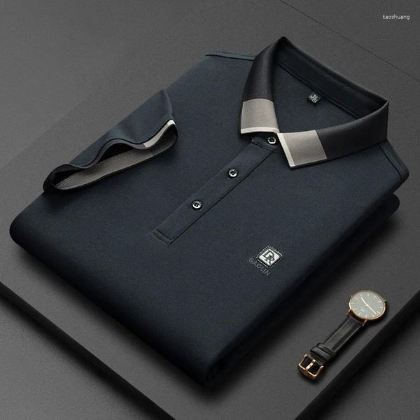 Polo da uomo Camicie di marca Polo cool Stampa Moda Morbida manica corta Estate Top in cotone con risvolto casual di alta qualità
