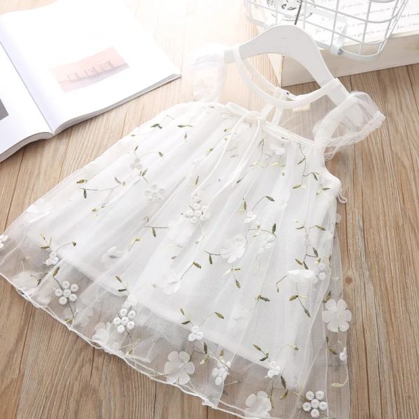 Kleider Neugeborene Kleider für Mädchen Sommer Taufe Party Hochzeit Weißes Kleid Baby Mädchen Spitze Vestido Infantil 1 2 Jahr Prinzessin Kleidung