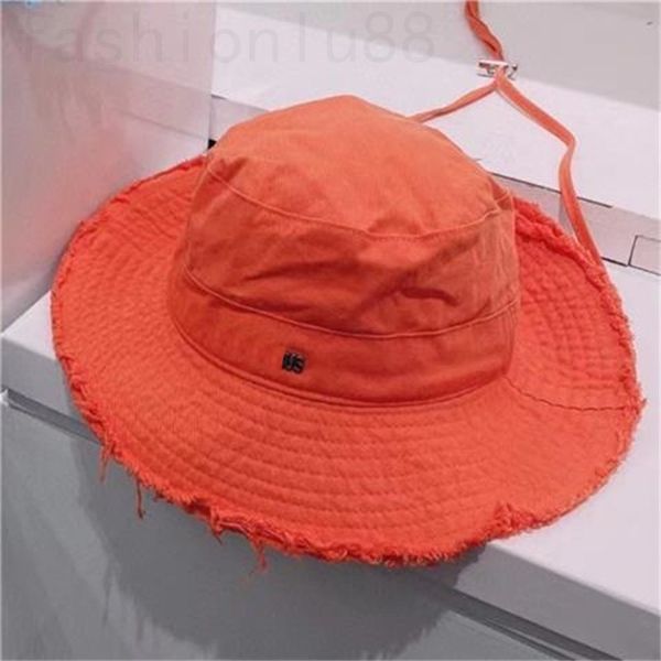 Berretto firmato Le Bob cappello a secchiello con nappe con coulisse misura regolabile con lettera in metallo casquette vacanza lusso portatile viaggio sole previene i berretti sfilacciati per uomo PJ027 C4