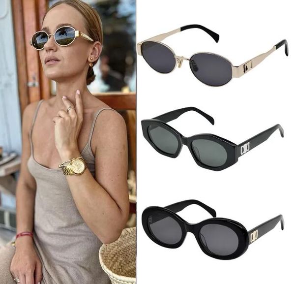 occhiali da sole polarizzati caldi firmati da donna occhiali classici Uomo top occhiali retrò cat eye uv400 lenti protettive montatura in metallo di alta qualità occhiali da viaggio all'aperto