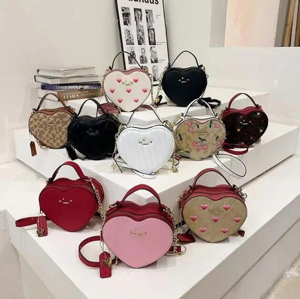 Borse firmate AAA Borsa da donna Borsa da donna Borse a tracolla classiche Borsa tote da donna Totes Zaino moda Old Flower Love Borsa da donna Logo Borsa a tracolla a righe a cuore carino