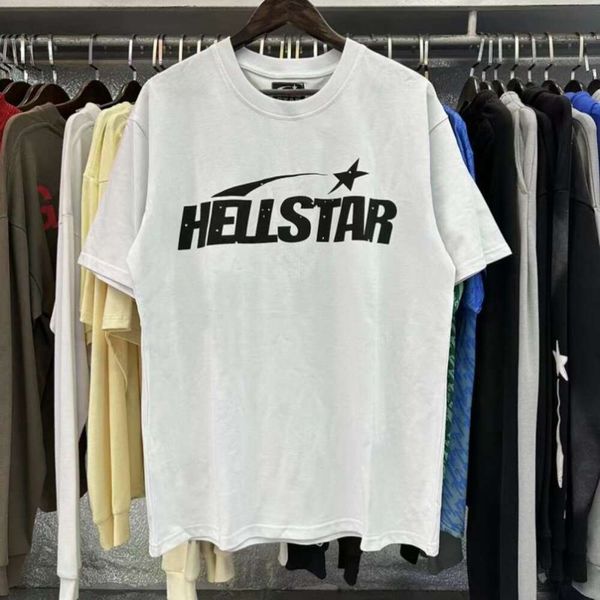 T-shirt da uomo 2024 Hellstar Camicia manica corta Tee Uomo Donna Alta qualità Streetwear Hip Hop Moda Hellstar T Shirt Hell Star Hellstar Short Hj