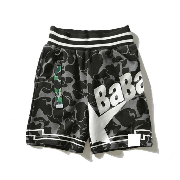 Mens Womens Designers Shorts Hip Hop Calças Carta Impressão Tira Casual Roupas de Cinco Pontos Verão Praia Roupas Shorts