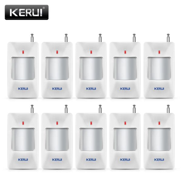 Sistema Kerui Wireless Intelligent Pir Motion Sensor Detector de alarme para 433MHz W18 W20 Wi -Fi GSM Home Burglar Alarm System Segurança