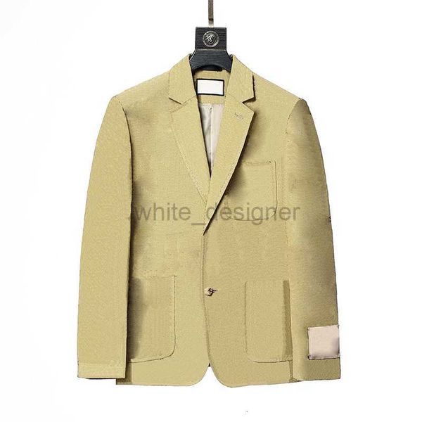 Abiti Blazer da uomo Abito casual da uomo Top a righe stampato alla moda con motivi diversi Decorazione con bottoni tascabili Abito da lavoro classico