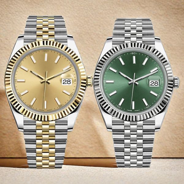 Mens de luxo relógio mulheres relógios aaa alta qualidade 36mm 41mm precisão durabilidade movimento automático de aço inoxidável à prova d 'água luminosa relógio vintage presente DHgate