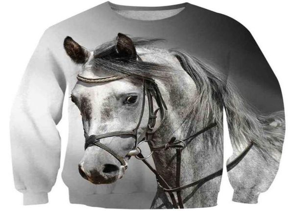 3D Kurt/At/Aslan/Palyaçolar Erkek Sweatshirt Gençler Bahar Sonbahar Kazak Çocuklar Giysileri Çocuklar Uzun Kollu Üstler 2101159002989