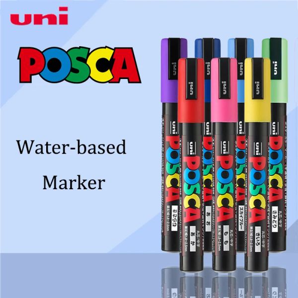 Markierungen 21/24 Farbe Mitsubishi PC1M/3M/5M POSCA POP POPER WASSER BASISSISIVE ADERGEMINDERUNG 0,72,5 mm Graffiti