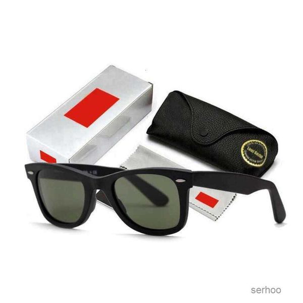 Sonnenbrille Stil Vintage Herren 54 mm Mode 52 mm Traveller Raybrand Design Sonnenbrille De Sol mit Box Raies Ban 56edf