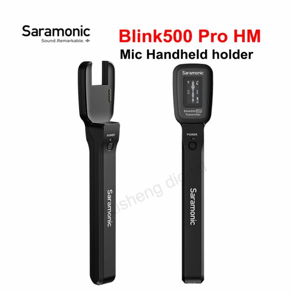 Plataformas giratórias Saramonic Blink500 Pro Hm Suporte de transmissor de microfone portátil recarregável para Blink 500 Pro B1 B2 Tx Microfone de lapela sem fio