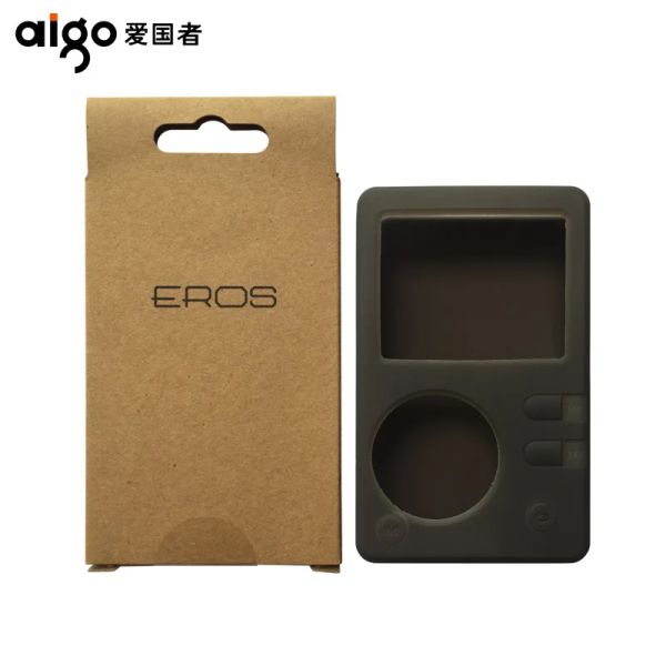 Jogadores aigo eros q2 mp3 silicone capa protetora original capa protetora q mp3 player universal