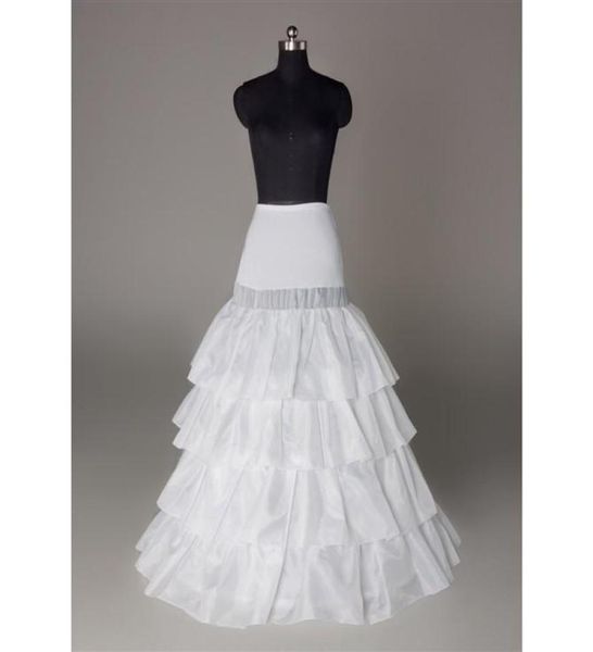 Artı Boyut Gelin Crinoline Petticoat Etek 3 Çember Petticoats Balo Eşyaları için Düğün Aksesuarları Yüksek Kalite Gerçek Örnek 3117129