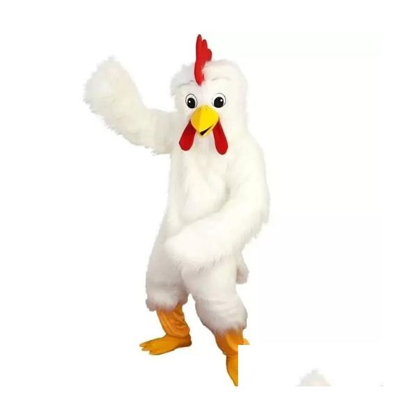 Trajes de mascote de alta qualidade Eagle Bird Chicken para Adts Circus Christmas Halloween Outfit Fancy Dress Terno Drop Delivery Vestuário Cos Dh4Bz