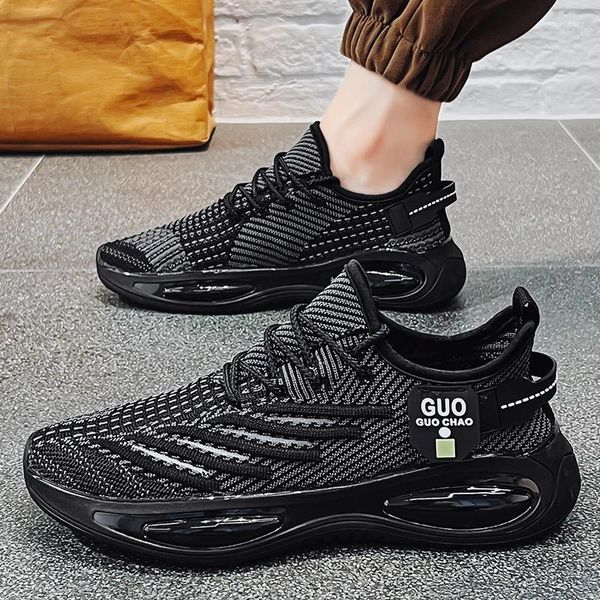 Casual Schuhe Fujeak 2024 Sommer Männer Atmungsaktive Turnschuhe Lac-up Outdoor Walking Mode Schuhe Plus Größe 39-47