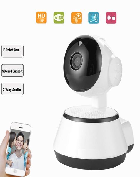 Kabelloses Babyphone, IP-WiFi-P2P-Kamera, IR-Nachtsicht, Schwenk-/Neigefunktion, voller Sichtwinkel, Fernzugriff, Überwachungsvideokamera9033279