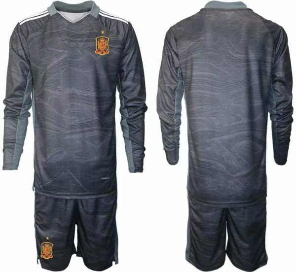 İspanya Kalecisi GK Futbol 1 Iker Casillas Jersey Set kaleci 13 Kepa Arrizabalaga 1 David De Gea 23 Pepe Reina Futbol Gömlek Kitleri2495947