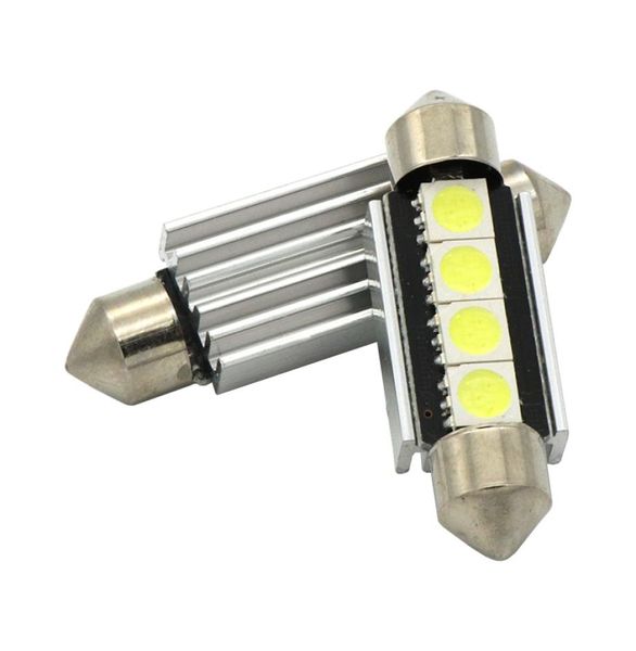 100x di alta qualità 31mm 36mm 39mm 42mm C5W C10W Super Bright 5050 SMD Car LED Festoon Light Canbus Error Interior Doom Lamp Bu5497166