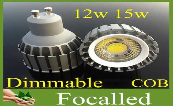 FedEx Faretto a LED Cob ad alta luminosità Faretto Gu10 E27 Mr16 12w 15w Lampadine a Led Illuminazione bianco caldo e freddo CRI 85 110V 6365199