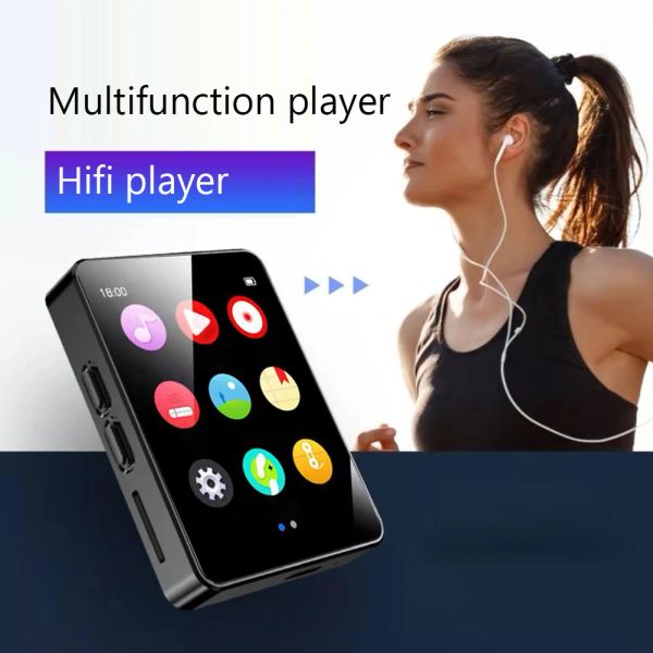 Player 1,8-Zoll-Bildschirm MP4-Video-Player FM-Radio Bluetooth-kompatibel 4.0 MP3-MP4-Player Unterstützt Karte mit EBook/Aufnahme für Sport