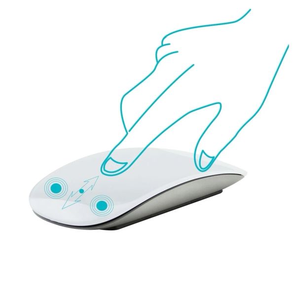 Scharniere 1600 dpi Bluetooth Wireless Arc Touch Magic Maus ergonomisch ultra dünn wiederaufladbarer Maus optisch für Apple Book Mäuse