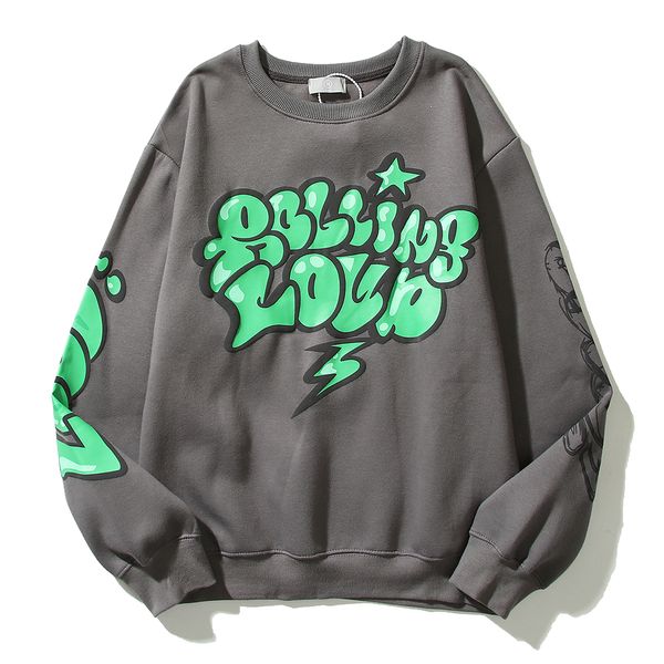 Rolling Cactus Jack Utopia Loud High Street Style Erkek Sweatshirt Dış Giyim