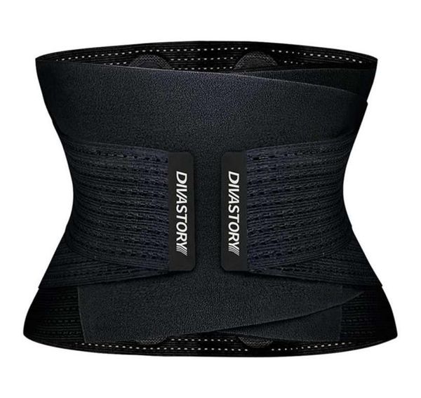 Burvogue neoprene suor cintura trainer cinto de fitness thermo corpo shaper trimmer espartilho cincher envoltório treino magro shapewear 2201154532086