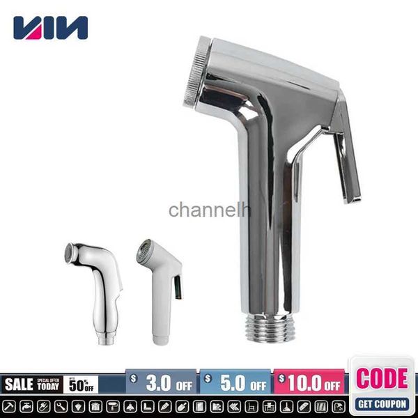 Badezimmer Duschköpfe Handheld Bidet Wasserhahn Spritzpistole Kopf Toilettensprüher Wassersparendes Reinigungswerkzeug YQ240228