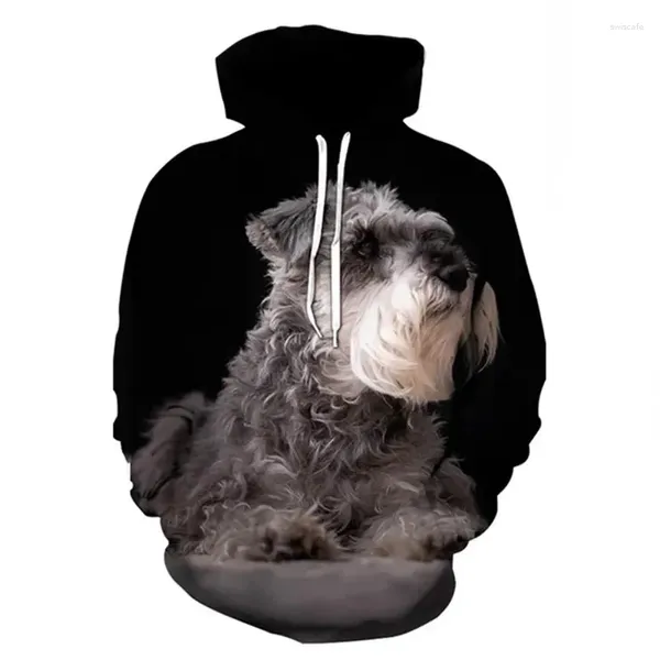 Felpe con cappuccio da uomo Felpa con stampa 3D Pullover Amanti dei cani Uomo/donna Autunno Inverno Abbigliamento sportivo Abbigliamento uomo