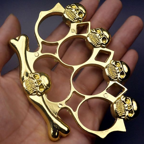 Belt Buckle Iron Fist Paperweight Trendy 100% Window Brackets Ring Boxing Self Defense Four Finger Rings Outdoor Fist Tools Factory 281261