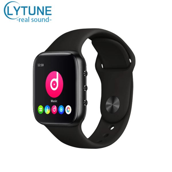 Lettori Bluetooth Lettore MP3 Orologio 64G Indossabile Mini Sport HiFi Lettore musicale Touch Screen Pedometro Radio FM Registratore Video Ebook