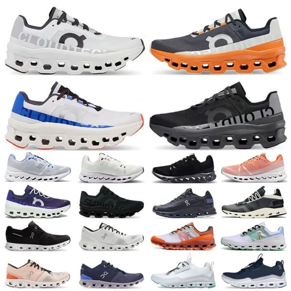 Sapatos casuais triplos preto branco nuvem x tênis de corrida designer atlético Ons Cloudflyer 3 5 nova Ox Shadow tênis Olve Reseda Açaí roxo nuvens amarelas tênis de corrida