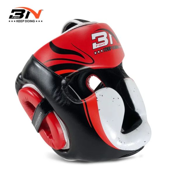 Segurança Bn Opera Pequim Muay Thai MMA Capacete de Boxe Crianças Adultos Lidando Artes Marciais Protetor Wushu Equipamento de Treinamento Deo