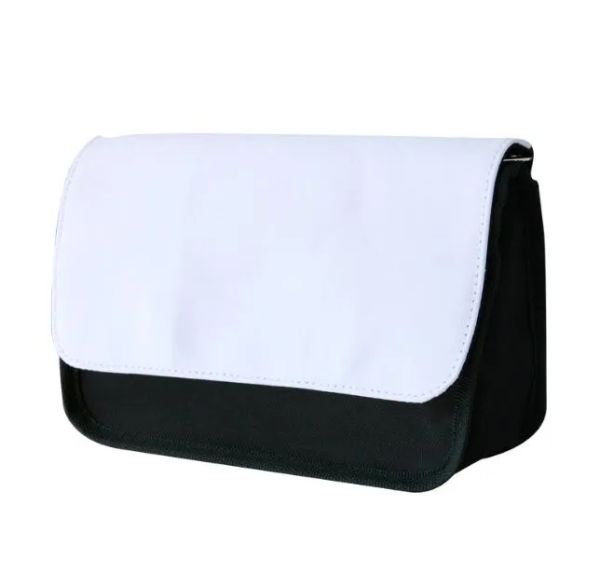 10 Stück Sublimation Frauen DIY Blank Plain Kosmetiktasche Reißverschluss Reise Make-up Tasche Telefon Clutch Bag Größe 11,5 * 21 cm LL