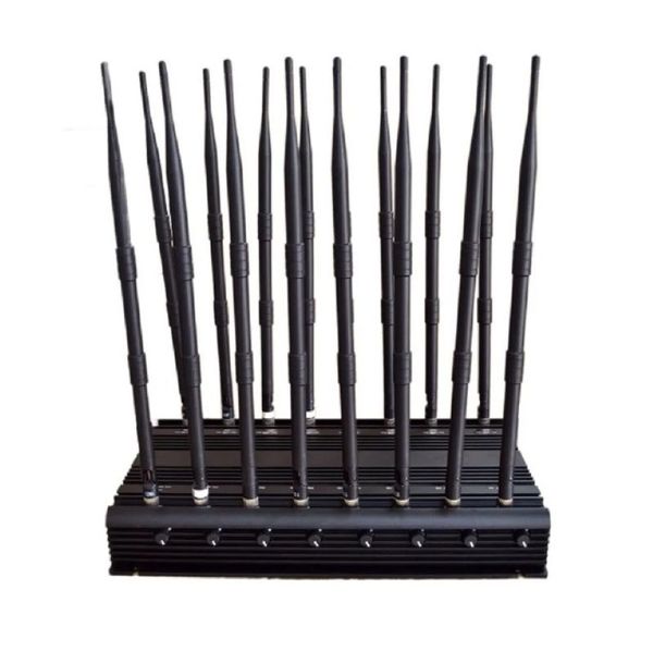 16-канальный глушитель сигнала GSM, CDMA PCS, DCS 3G 4G 5G GPS Lojack VHF UHF 315 МГц 433 МГц 868 МГц детектор сигнала