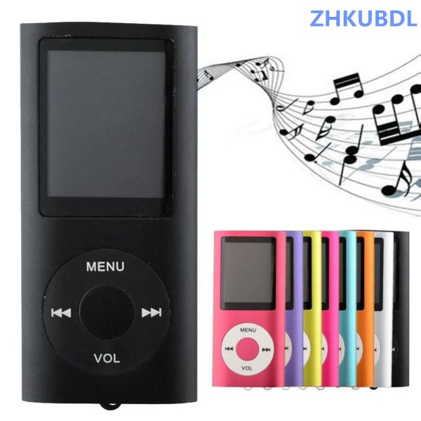 Jogadores ZHKUBDL Hot alta qualidade MP3 player Música tocando com rádio FM Video Player Ebook Player MP3 com 2GB 4GB 8GB 16GB 32GB SD TF