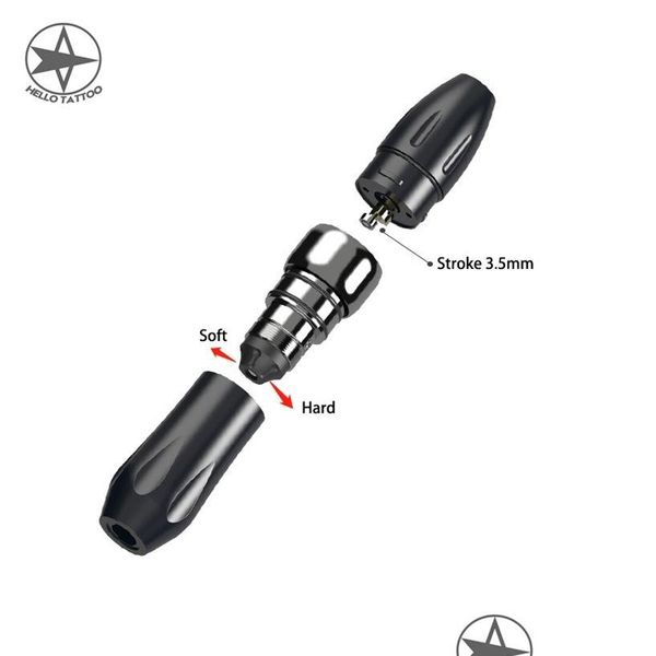 Tattoo Maschine Hallo Original Tattoo Stift Rotary Hine Gun Fk Xion Mechanismus Weich-Hart Einstellbare Permanent Make-Up Nadel Patronen 220 Dhsoc